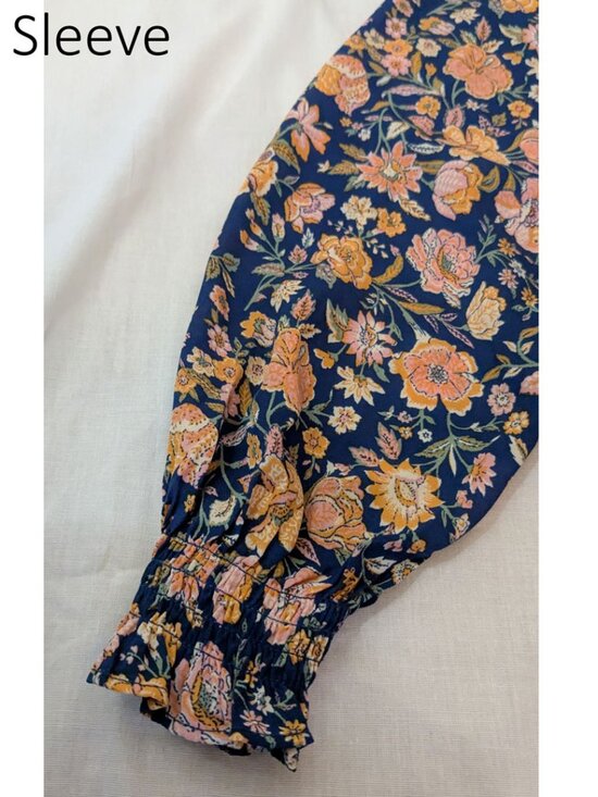 Levi's Floral Print Long Sleeve Casual Dress Size XS - Picture 7 of 11